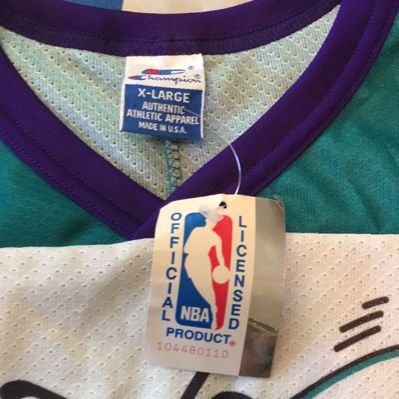Vintage Champion Charlotte Hornets Hockey Jersey - Picture 4 of 4